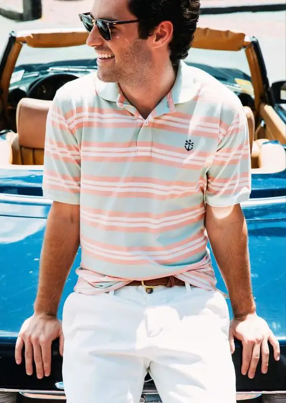 Smart Casual Cool: Men's Summer 2023 Polo Outfits for Fashionable and Relaxed Looks