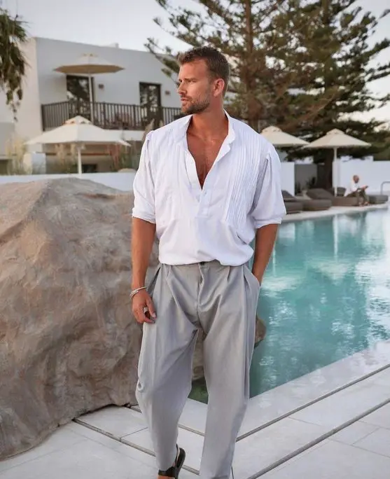 Smart Casual Cool: Men's Summer 2023 Polo Outfits for Fashionable and Relaxed Looks