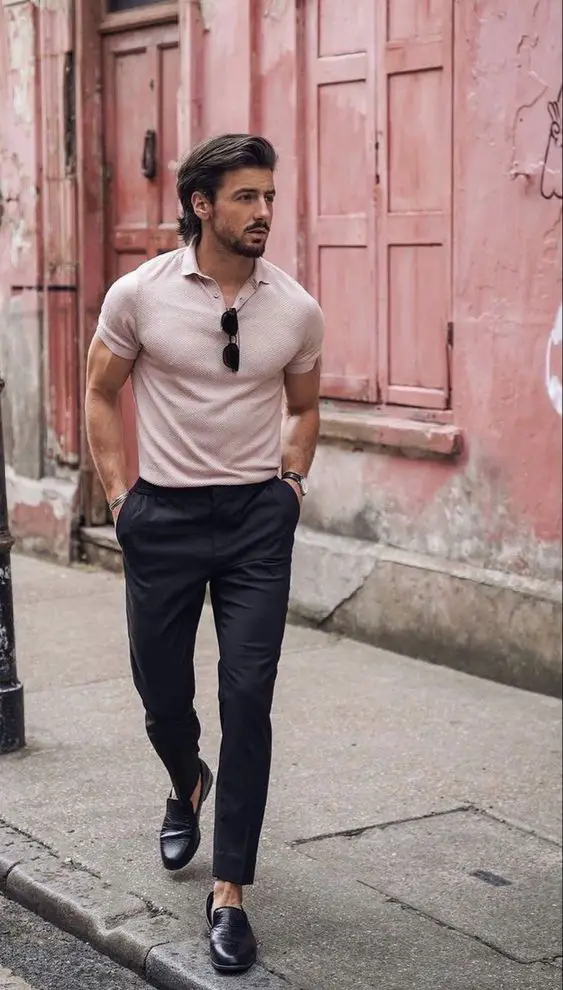 Smart Casual Cool: Men's Summer 2023 Polo Outfits for Fashionable and Relaxed Looks