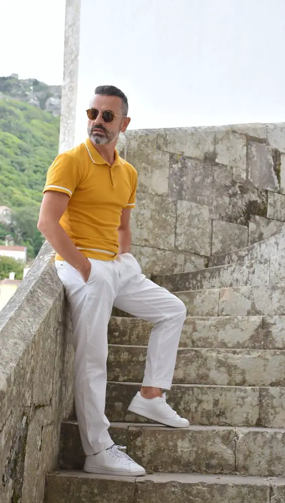 Smart Casual Cool: Men's Summer 2023 Polo Outfits for Fashionable and Relaxed Looks