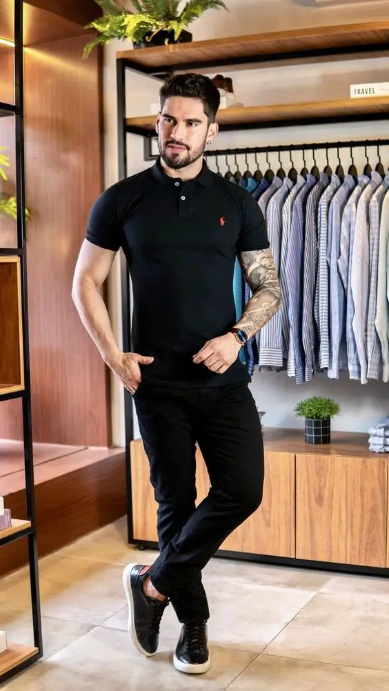 Smart Casual Cool: Men's Summer 2023 Polo Outfits for Fashionable and Relaxed Looks