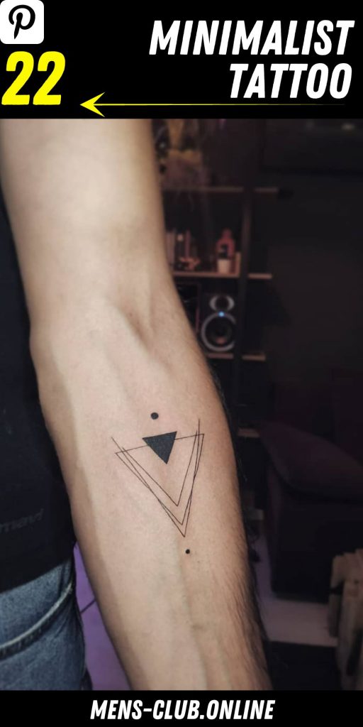 Minimalist Tattoo Ideas for Men: Embracing Simplicity and Style - Geometric Tattoo Ideas for Men