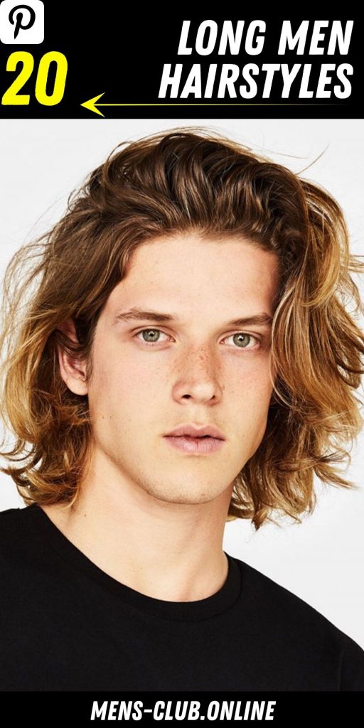 Long Hairstyles for Men to This Summer - Wavy or Messy: Straight and Curly Hair for Medium Long