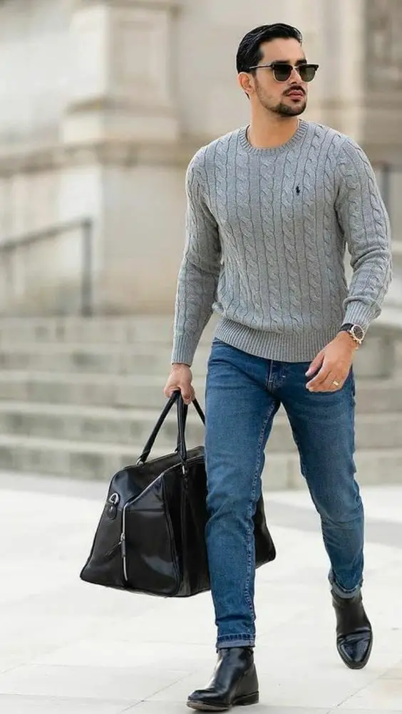 Discover the Finesse of Smart Casual Men's Outfit for an Aesthetic Street Style