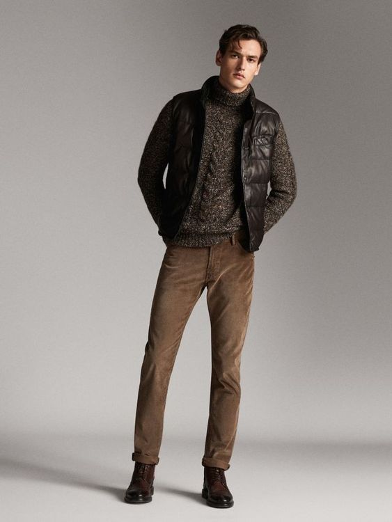 Stylish and Sophisticated: The Trendy Fall Vibes with Suede Jeans for Men 2023