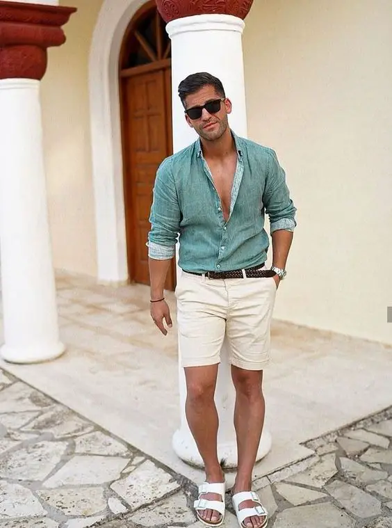 Embrace the Color of Nature: 30 Stylish Men's Outfits Featuring Green in 2023