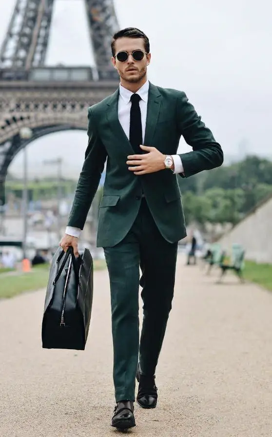 Embrace the Color of Nature: 30 Stylish Men's Outfits Featuring Green in 2023