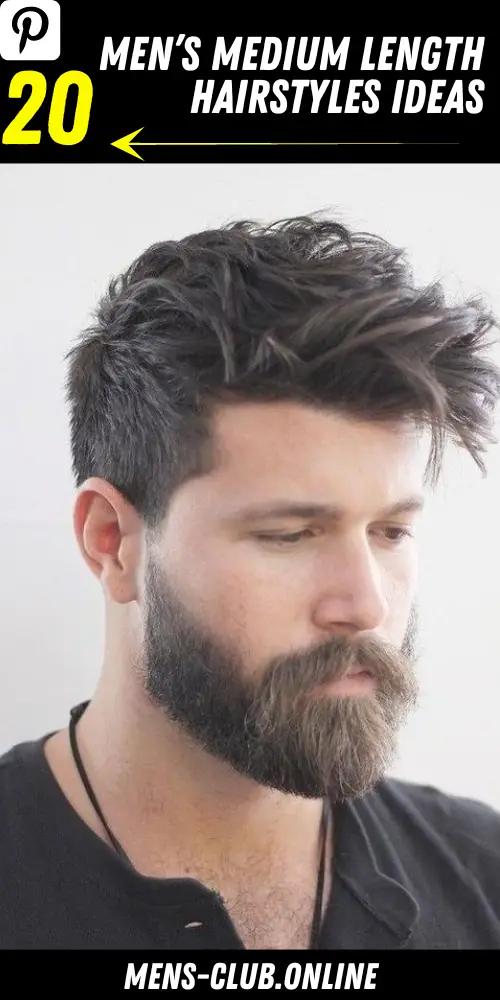 Comprehensive Guide to Men's Medium Length Hairstyles 20 Ideas