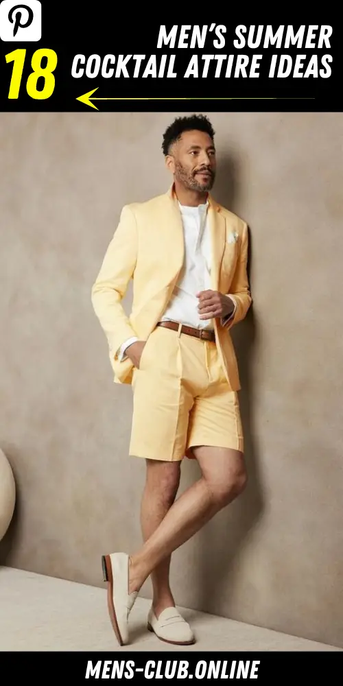 Men's Summer Cocktail Attire 18 Ideas: Dressing with Style and Elegance