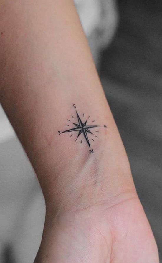 Finding True North: The Allure of Compass Tattoos for Men 2023