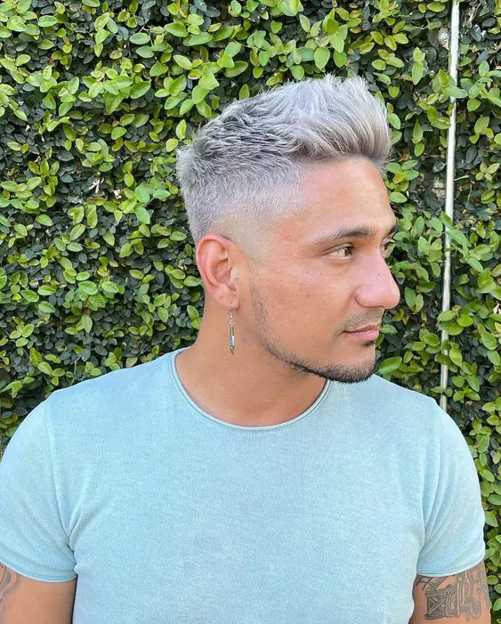 Achieve stunning silver hair color 18 ideas for men