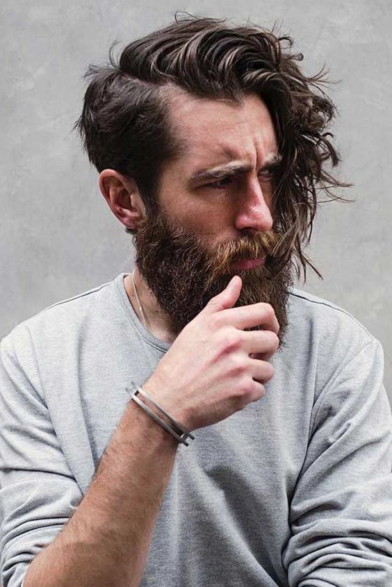 Trendy wavy fringe hairstyles for men 18 ideas