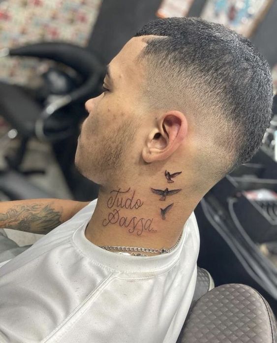 Spectacular men's tattoos behind the ear 16 ideas for a stylish statement