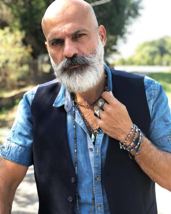 White Beard 18 ideas: Unleash the allure of a silver mustache