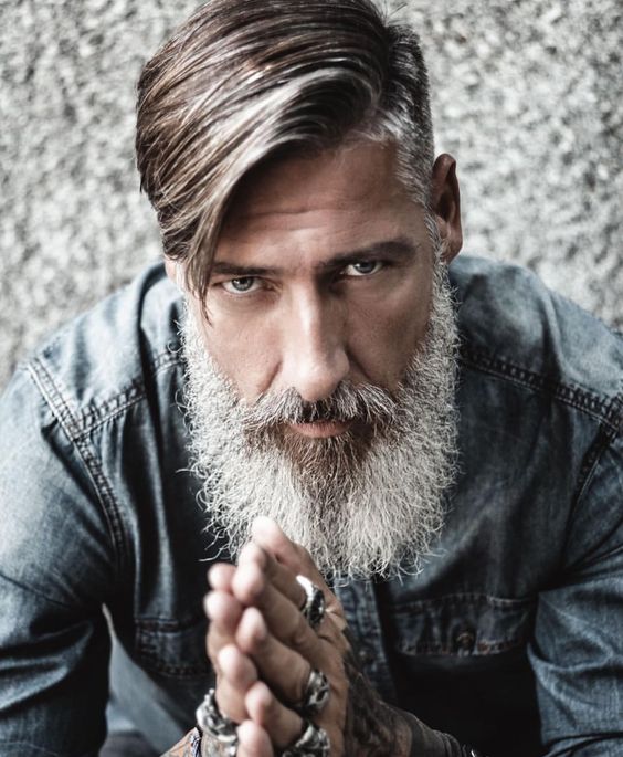 White Beard 18 ideas: Unleash the allure of a silver mustache