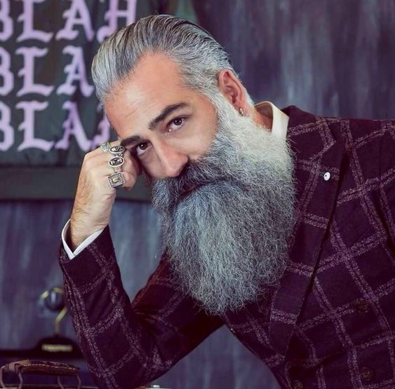 White Beard 18 ideas: Unleash the allure of a silver mustache