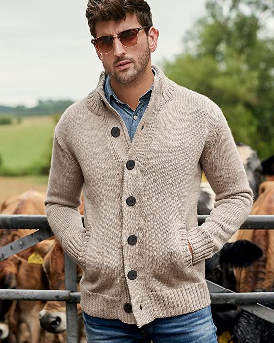 Men's fall cardigans 21 ideas: Enhance your style this season