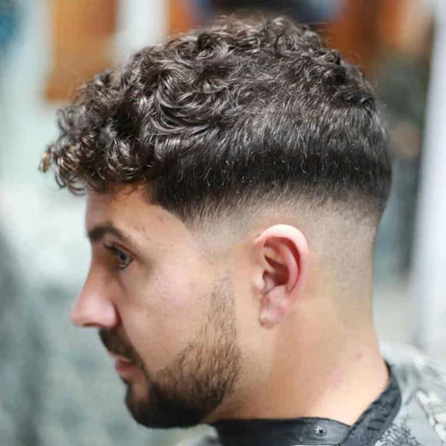 Curly Crew Cut Men 16 Ideas: Trendy Textured Hairstyle