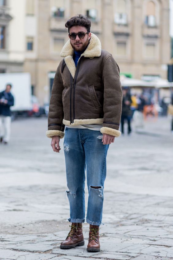 Men's leather winter gear 2023 - 2024 16 ideas: Enhance your style
