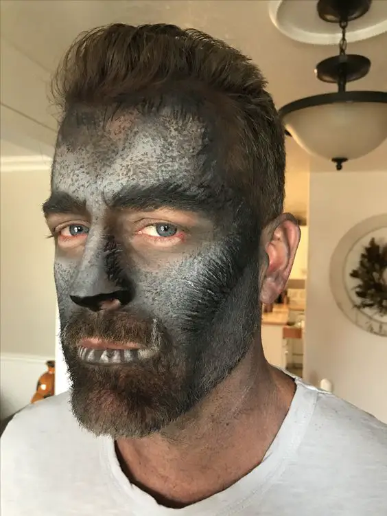 Men's Halloween makeup with beard 2023: Creative 15 ideas to stand out