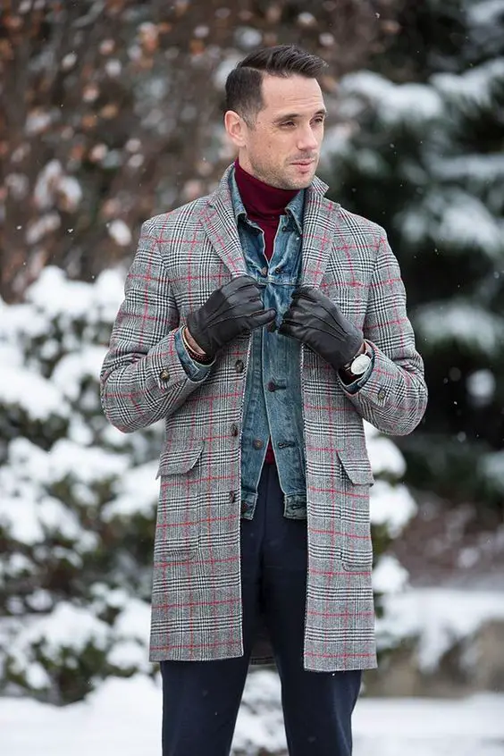 Denim winter clothing ideas for men 2023-2024 15 ideas