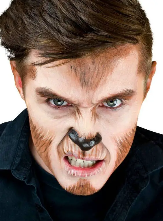 Men's Halloween makeup with beard 2023: Creative 15 ideas to stand out