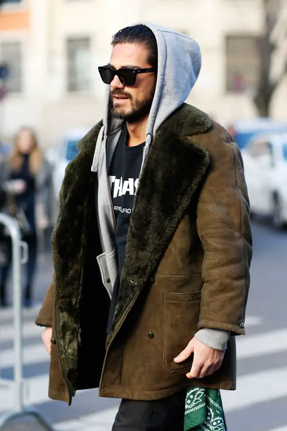 Winter outfits for men: 20 sweatshirt ideas 2023 - 2024