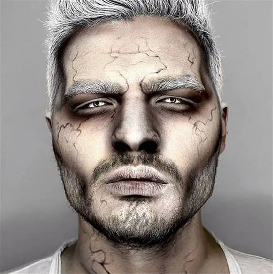 Men's Halloween makeup with beard 2023: Creative 15 ideas to stand out