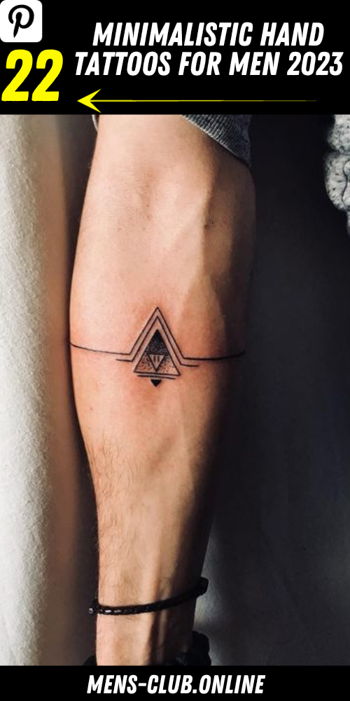 Minimalistic Hand Tattoos: Celebrating Style and Symbolism for Men 2023