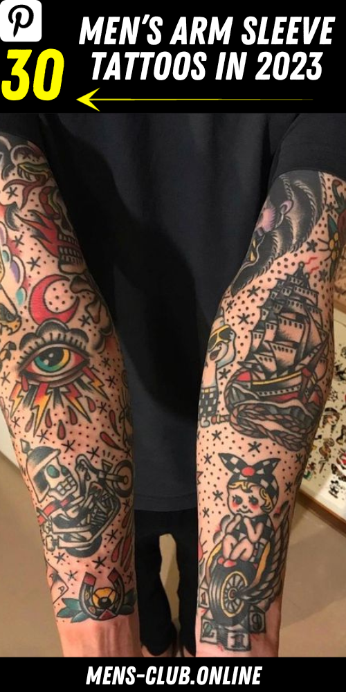 Unveiling the Hottest Trends: Men's Arm Sleeve Tattoos in 2023