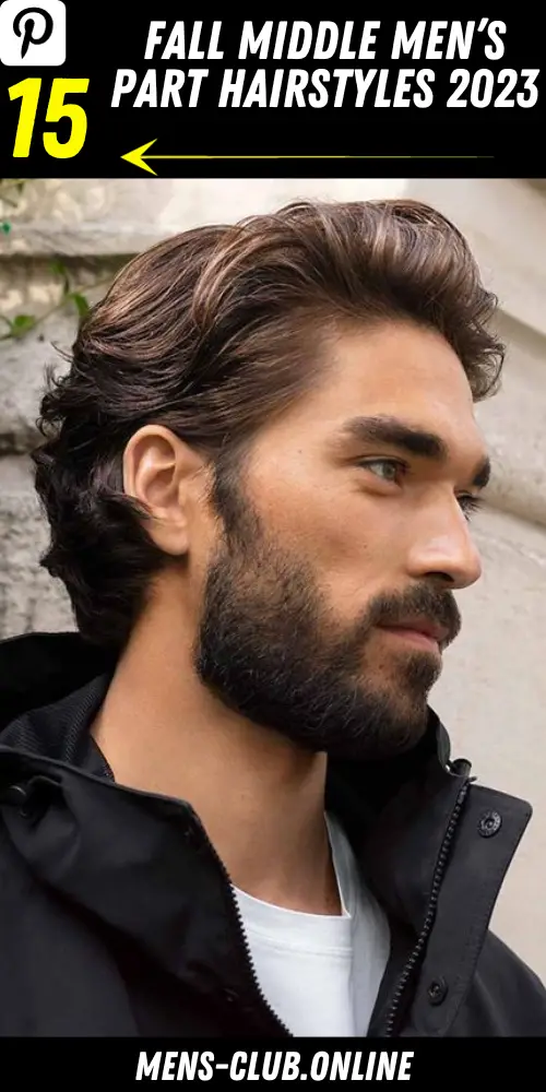 Stay on Point: Hottest Fall Middle Men's Part Hairstyles 2023