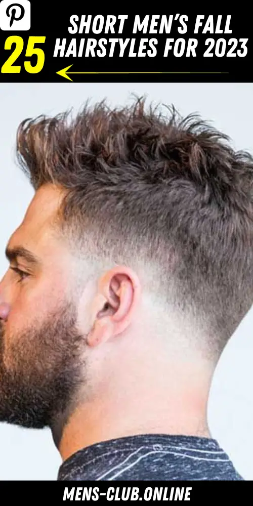 Trendy Short Men's Fall Hairstyles for 2023
