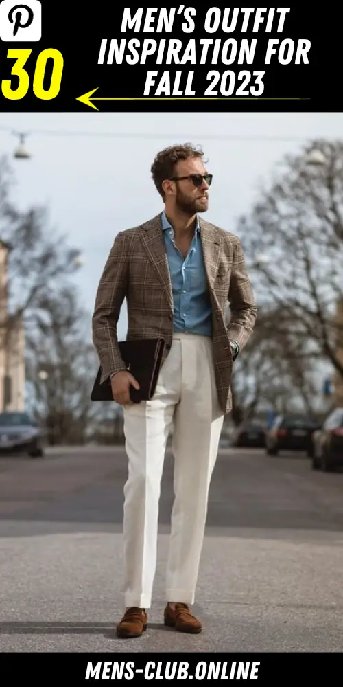 Fresh and Fabulous: Men's Outfit Inspiration for Fall 2023