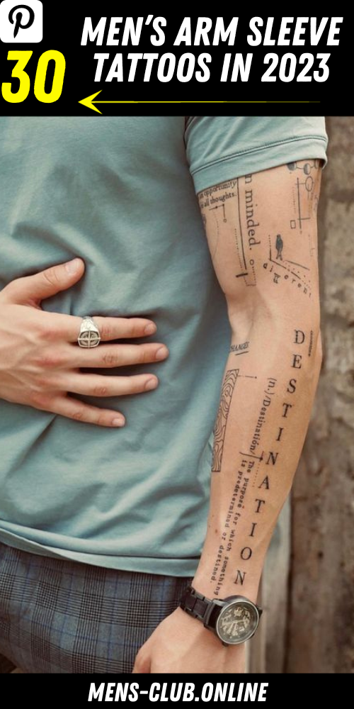 Unveiling the Hottest Trends: Men's Arm Sleeve Tattoos in 2023