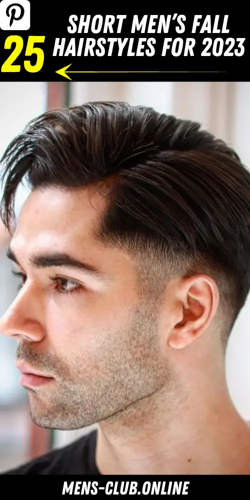 Trendy Short Men's Fall Hairstyles for 2023