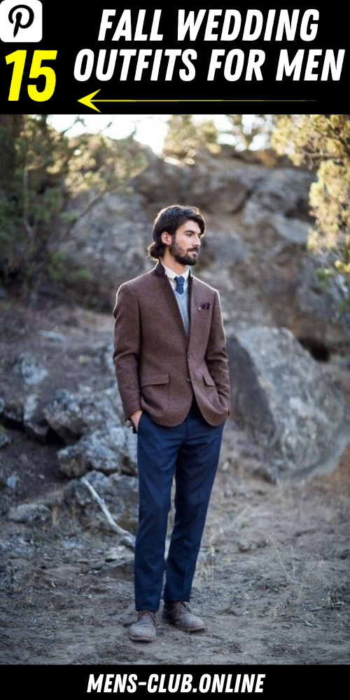 Fall wedding outfits for men 15 ideas: Step up your style this season