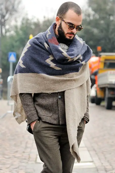 Shawl Outfit 15 Ideas for Men in 2024