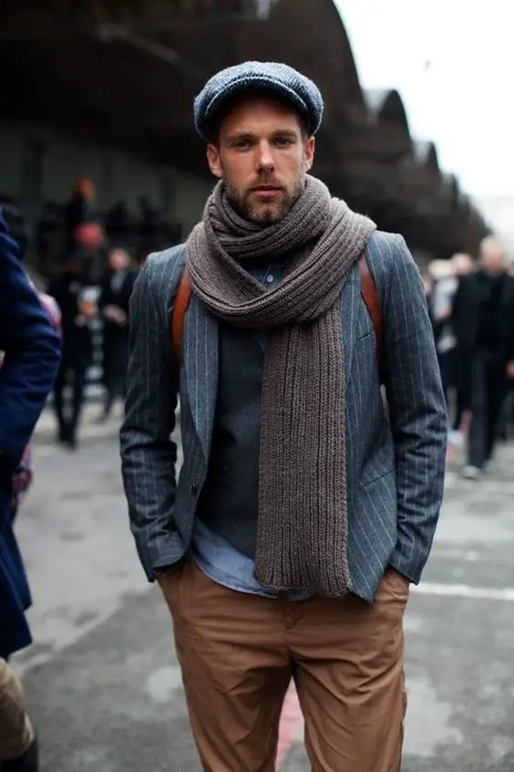 Enhance your style: 2024 outfit ideas with men's scarves