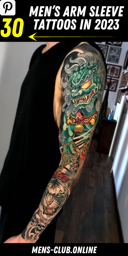 Unveiling the Hottest Trends: Men's Arm Sleeve Tattoos in 2023