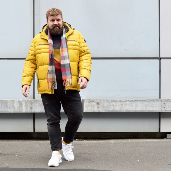 Winter fashion for big guys 2023 - 2024: 16 best style ideas