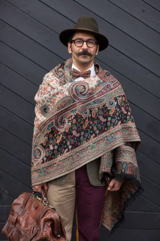 Shawl Outfit 15 Ideas for Men in 2024