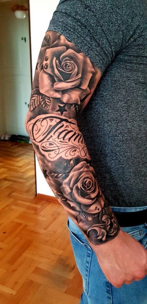 Men's full sleeve tattoos: best designs 2024 15 ideas