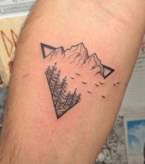 Minimalist tattoos 2024: Bold designs for men 15 ideas