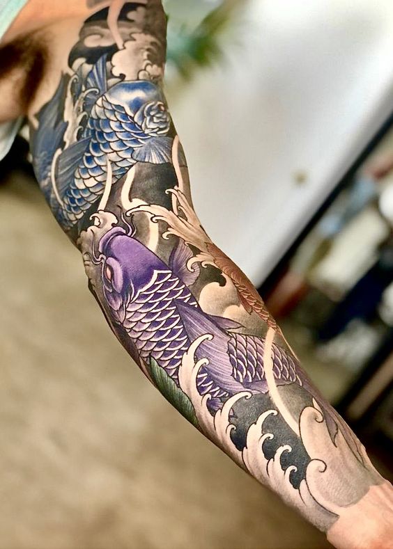 Men's full sleeve tattoos: best designs 2024 15 ideas