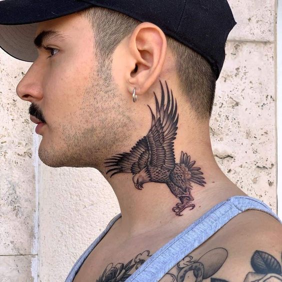 Explore the best men's neck tattoos 2024 15 ideas
