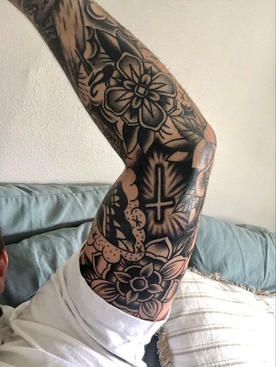 Men's full sleeve tattoos: best designs 2024 15 ideas