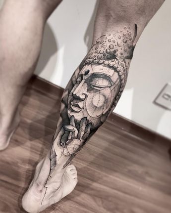 Exploring trends in men's leg tattoos 15 ideas: From minimal to majestic