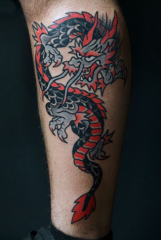 Dragon Tattoos 2024: Bold designs for men 18 ideas