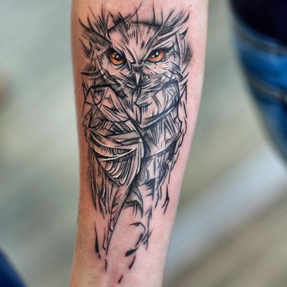 Best owl tattoo trends in 2024 for fashionable men 18 ideas