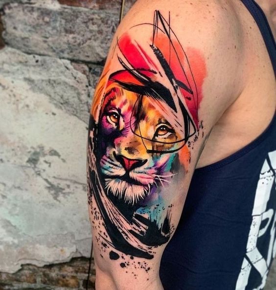 Best color men's tattoos designs and trends 2024 17 ideas